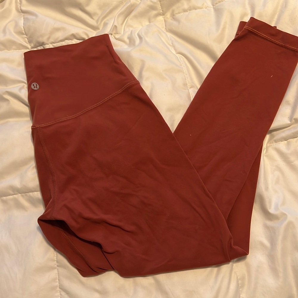 pink / salmon lululemon align size 6